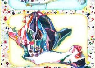 222 s Innocent Assassin'
39"h x 31"w, framed size
$2000
