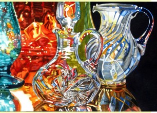 #223
24"h x 31"w, framed size
$1400