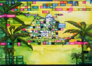 #229
31"h x 39"w framed size
$2200