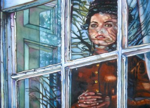 #233
31"h x 39"w framed size
$2200